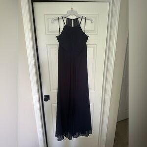 LEVKOFF Navy floor length dress